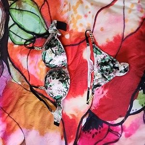 Palm Print - Bra and Panties